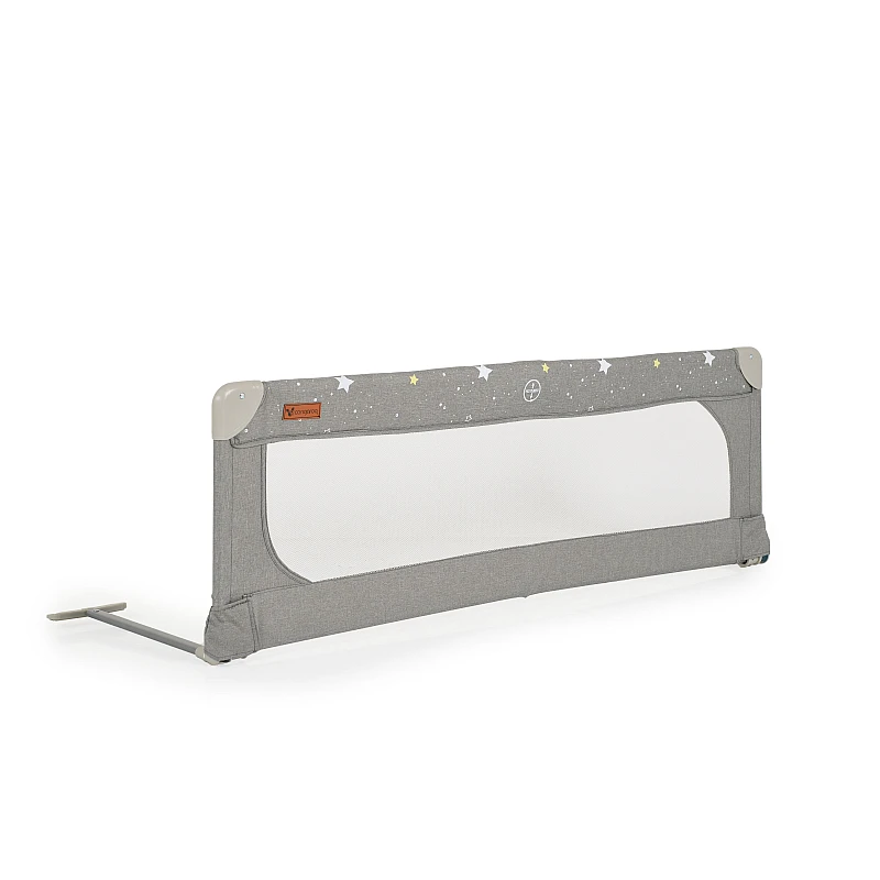 Безопасност за детска стая Преграда за Легло 130 см Лен Сив от Cangaroo