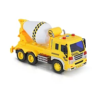 Детска количка и писта 1:16 Бетоновоз със Стълба Wy310c от WENYI