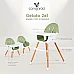 Мултифункционално столче за хранене Дървен Gelato 2в1 Бежов от Cangaroo