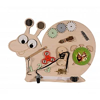 Дървена образователна играчка Монтесори Дървена Дъска Snail от Moni Toys