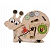 Дървена образователна играчка Монтесори Дървена Дъска Snail от Moni Toys Дървена образователна играчка Монтесори Дървена Дъска Snail от Moni Toys