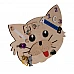 Дървена образователна играчка Монтесори Дървена Дъска Cat от Moni Toys