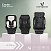 Столче за кола i-Size Castor 40-150 см Пудра от Cangaroo