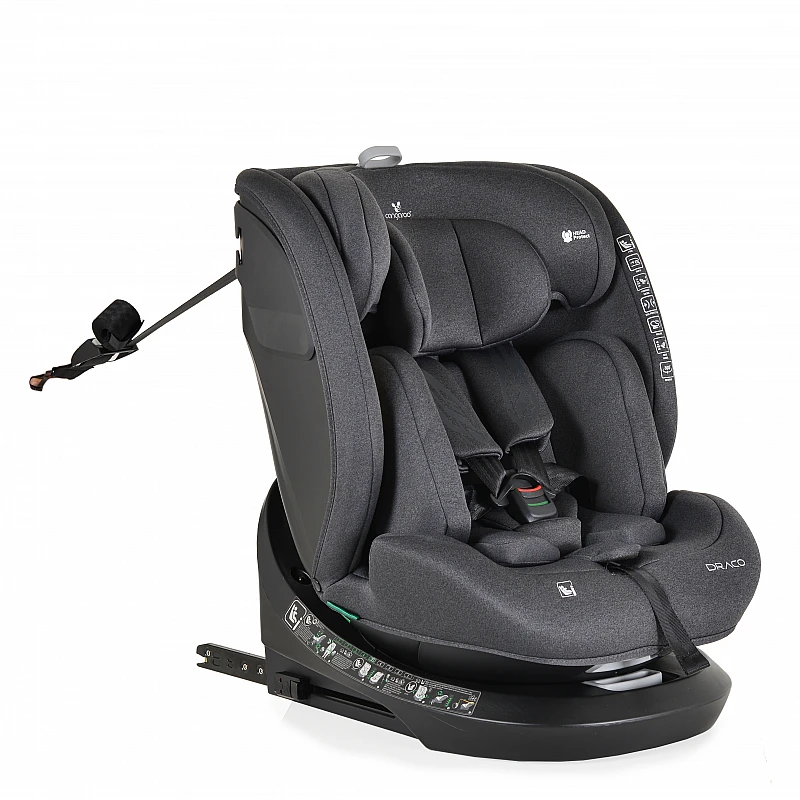 Столче за кола i-Size Draco 40-150 см Черен от Cangaroo