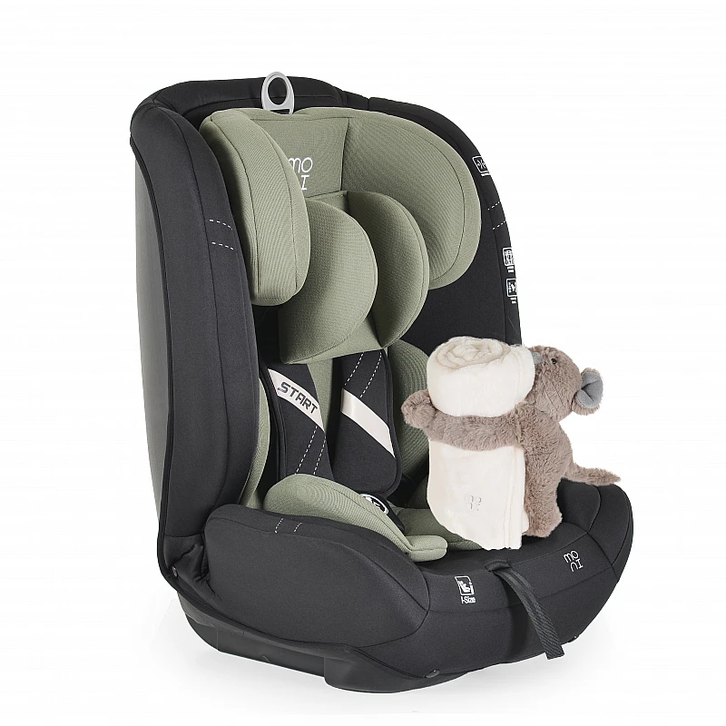 Столче за кола i-Size Start 76-150cм Зелен от Moni