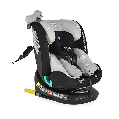 Столче за кола i-Size Serengeti 40-150 см Светлосив от Moni Столче за кола i-Size Serengeti 40-150 см Светлосив от Moni