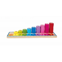 Дървена образователна играчка Низанка за Броене Tkjh851 от Tooky Toy