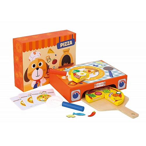 Дървена ролева играчка Домашна Пица Th226 от Tooky Toy Дървена ролева играчка Домашна Пица Th226 от Tooky Toy