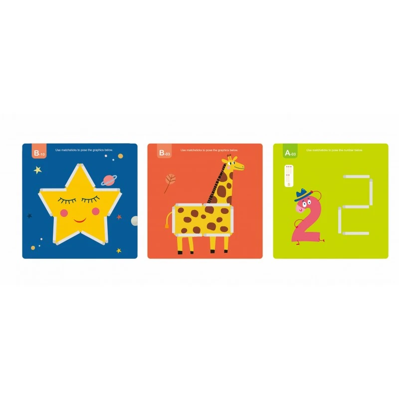Дървена образователна играчка Клечки в Сет Tf866 от Tooky Toy