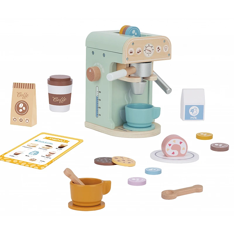 Дървена ролева играчка Комплект Coffee Shop Tj269 от Tooky Toy