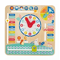 Дървена образователна играчка Календар с Месеци Tf329a от Tooky Toy