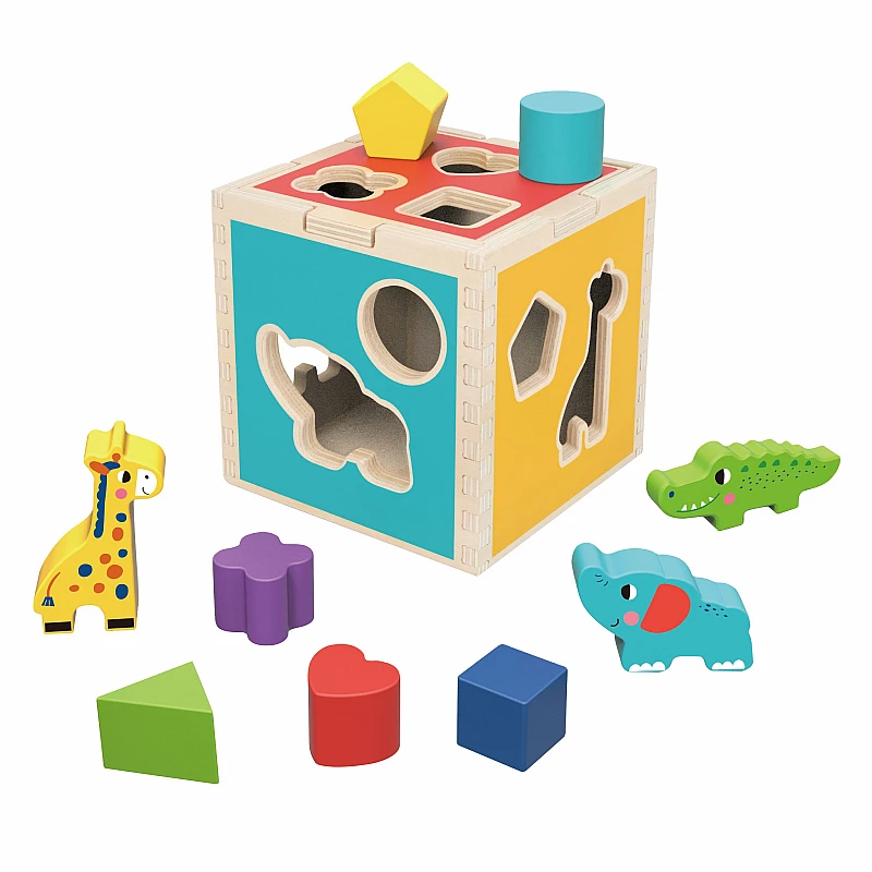 Дървена образователна играчка Сортер Animal Th442 от Tooky Toy