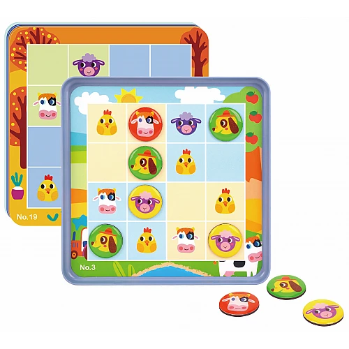 Дървена образователна играчка Ферма Судоку Tl631 от Tooky Toy Дървена образователна играчка Ферма Судоку Tl631 от Tooky Toy