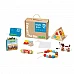 Дървена образователна играчка Монтесори Образователен Сет Tk753-19м+ от Tooky Toy