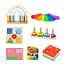 Дървена образователна играчка Монтесори Образователен Сет Tk754-25м+ от Tooky Toy