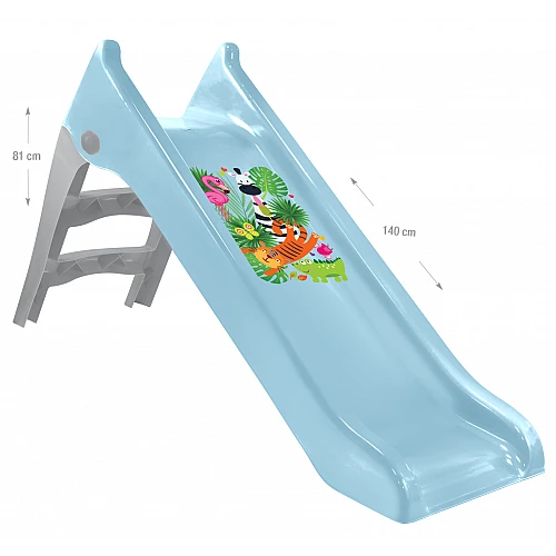 Детска пързалка 140 cm Син Пастел от Mochtoys