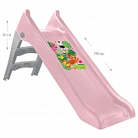 Детска пързалка 140 cm Розов Пастел от Mochtoys