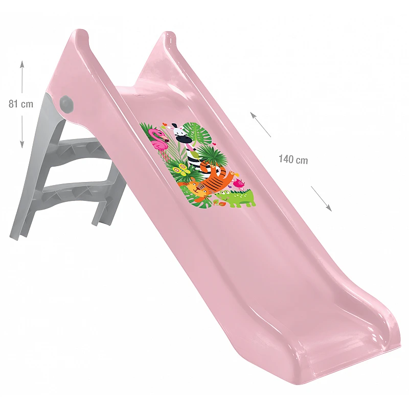Детска пързалка 140 cm Розов Пастел от Mochtoys