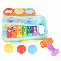 Музикална детска играчка Ксилофон с Топчета и Чукче 856 от Hola