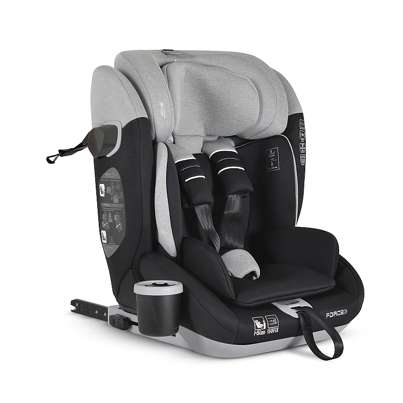Столче за кола i-Size Force 76-150cм Сив от Cangaroo