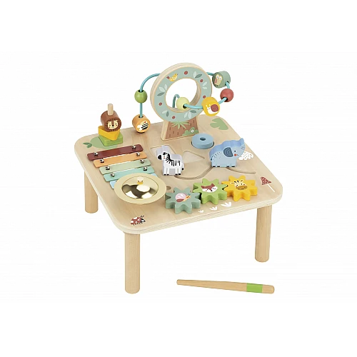 Дървена образователна играчка Активна Маса Forest Tj005 от Tooky Toy Дървена образователна играчка Активна Маса Forest Tj005 от Tooky Toy