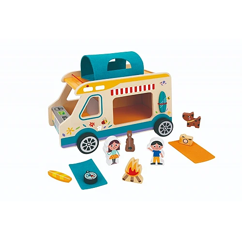 Дървена ролева играчка Кемпер с Фигурки Th427 от Tooky Toy