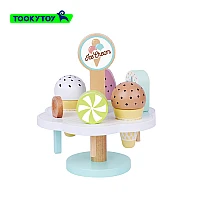 Дървена ролева играчка Сет за Сладолед Tk135 от Tooky Toy