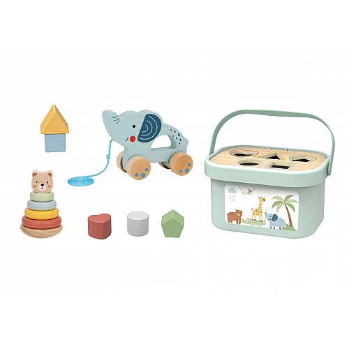 Дървена образователна играчка Сет за Игра 3в1 Tj011 от Tooky Toy Дървена образователна играчка Сет за Игра 3в1 Tj011 от Tooky Toy