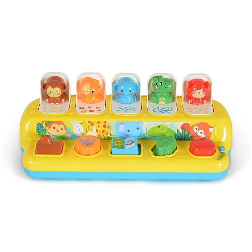 Музикална детска играчка Игра Popup Jungle Yellow от Fivestar Toys Музикална детска играчка Игра Popup Jungle Yellow от Fivestar Toys