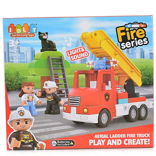 Детски конструктор и сортер Fire 20 Части от JDLT