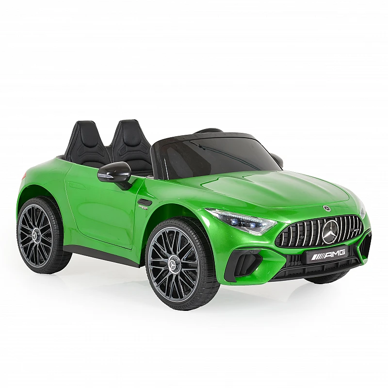 Акумулаторна кола Mercedes-benz Dk- Sl63 Зелен