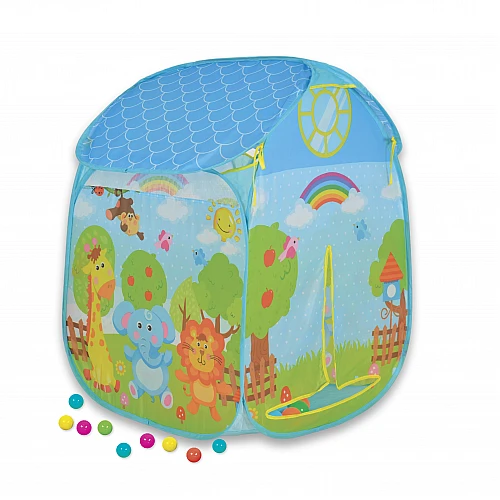 Детски басейн с топки Тента Къща с 50 Топки от Moni Toys