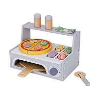 Дървена ролева играчка Пица Сет с Пещ Tk991a от Tooky Toy