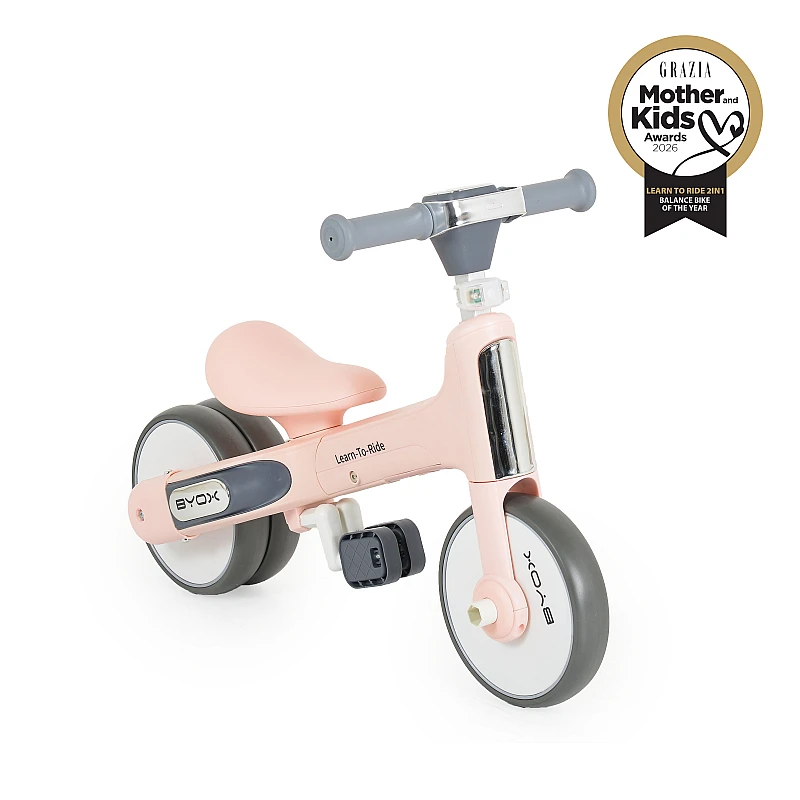 Детско баланс колело Мини Баланс Learn To Ride 2в1 Розов от Byox