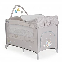 Бебешка кошара за спане и игра Sleepy Сив от Moni