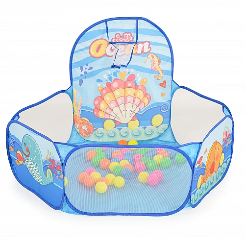 Детски басейн с топки Тента с 50 Топки Ocean J1234 от Moni Toys Детски басейн с топки Тента с 50 Топки Ocean J1234 от Moni Toys