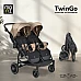 Бебешка количка за близнаци Twingo Camel от Moni Бебешка количка за близнаци Twingo Camel от Moni
