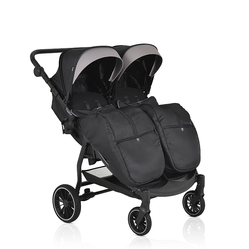 Бебешка количка за близнаци Twingo Onyx от Moni