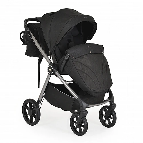 Комбинирана бебешка количка 3 в 1 Unique Carbon-black от Cangaroo