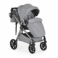 Комбинирана бебешка количка 3 в 1 Unique Cloud-silver от Cangaroo