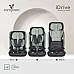 Столче за кола i-Size Idrive 76-150cм Twill-green от Cangaroo