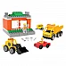 Детски конструктор и сортер Dozertrucks от Pilsan Детски конструктор и сортер Dozertrucks от Pilsan