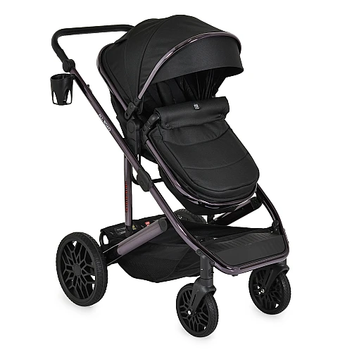 Комбинирана бебешка количка 3 в 1 All Road Black от Moni