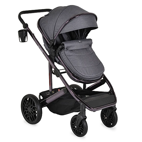 Комбинирана бебешка количка 3 в 1 All Road Grey от Moni