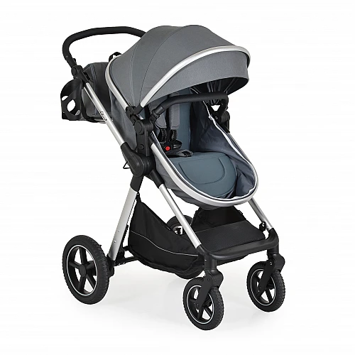 Комбинирана бебешка количка 2 в 1 Alina Titanium-grey от Moni