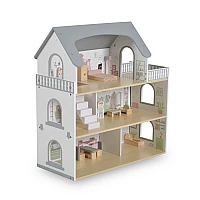 Детска дървена къща за кукли Ema W06a587 от Moni Toys