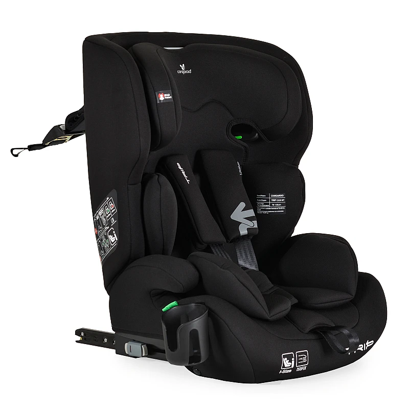 Столче за кола i-Size Trip 76-150cм Midnight-black от Cangaroo