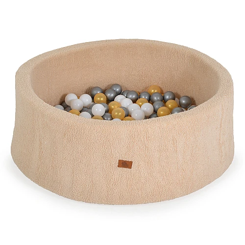 Детски басейн с топки Мек Басейн Boucle с 200 Топки Beige от Moni Toys