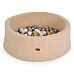 Детски басейн с топки Мек Басейн Boucle с 200 Топки Beige от Moni Toys
