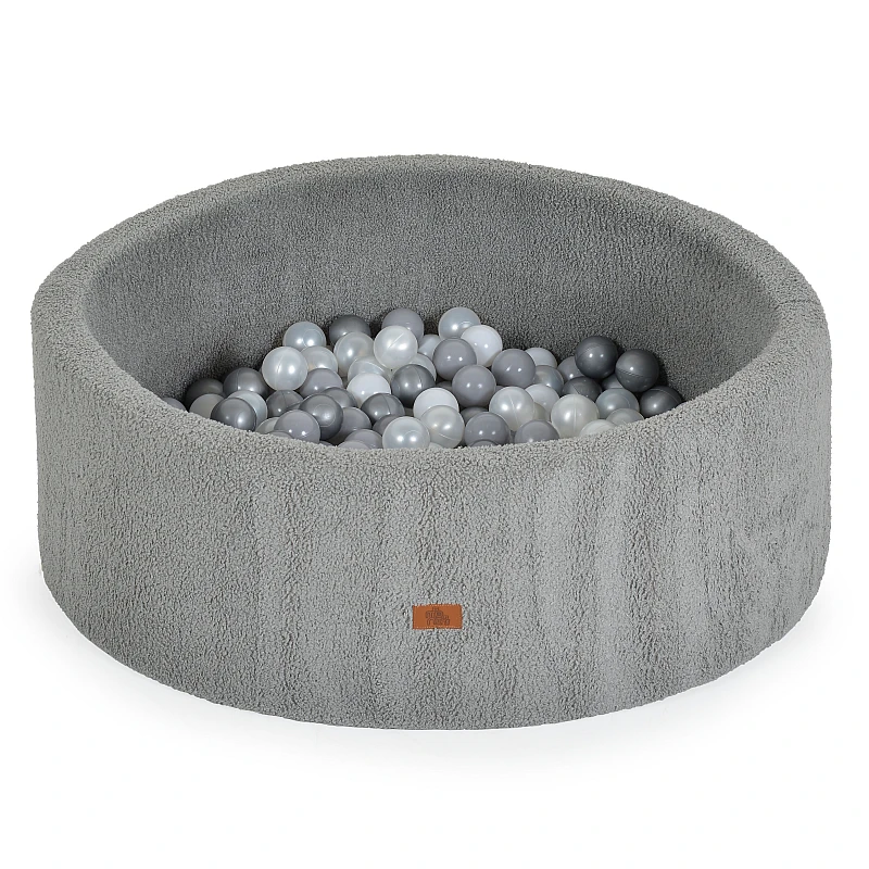 Детски басейн с топки Мек Басейн Boucle с 200 Топки Сив от Moni Toys